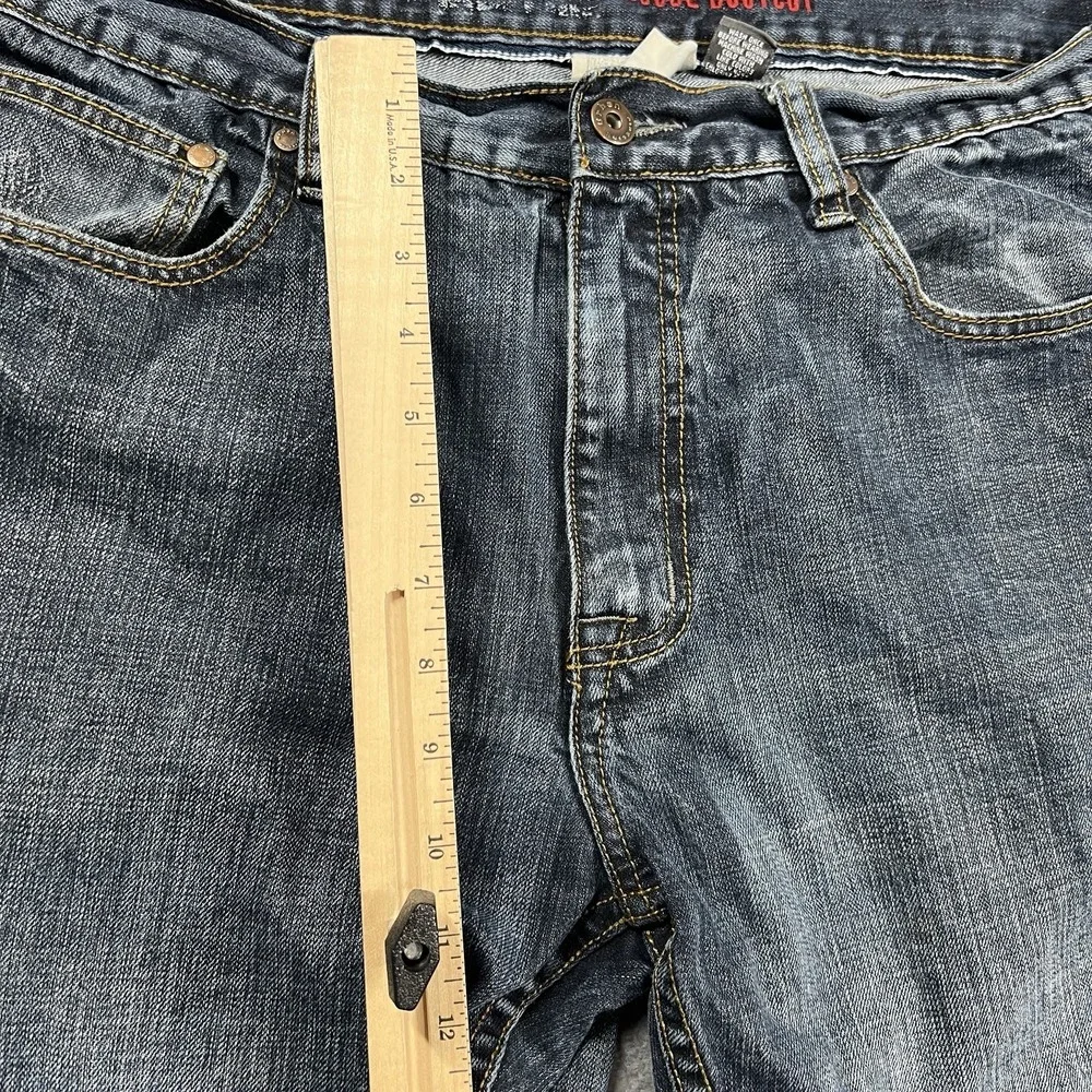 Urban Pipeline Jeans Mens 38x32 Blue Relaxed Bootcut Dark Wash Denim
